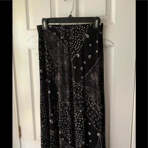 Black and white skirt